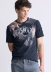 Tizro Men's Short-Sleeve Graphic T-Shirt. Black - BM24476