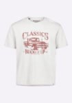 Trige Men's Graphic T-Shirt with Pickup Truck Print. Heather Grey - BM24631