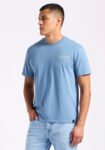 Tuffalo Men's Graphic T-Shirt with Buffalo Print. Coronet Blue - BM24644