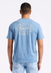 Tuffalo Men's Graphic T-Shirt with Buffalo Print. Coronet Blue - BM24644