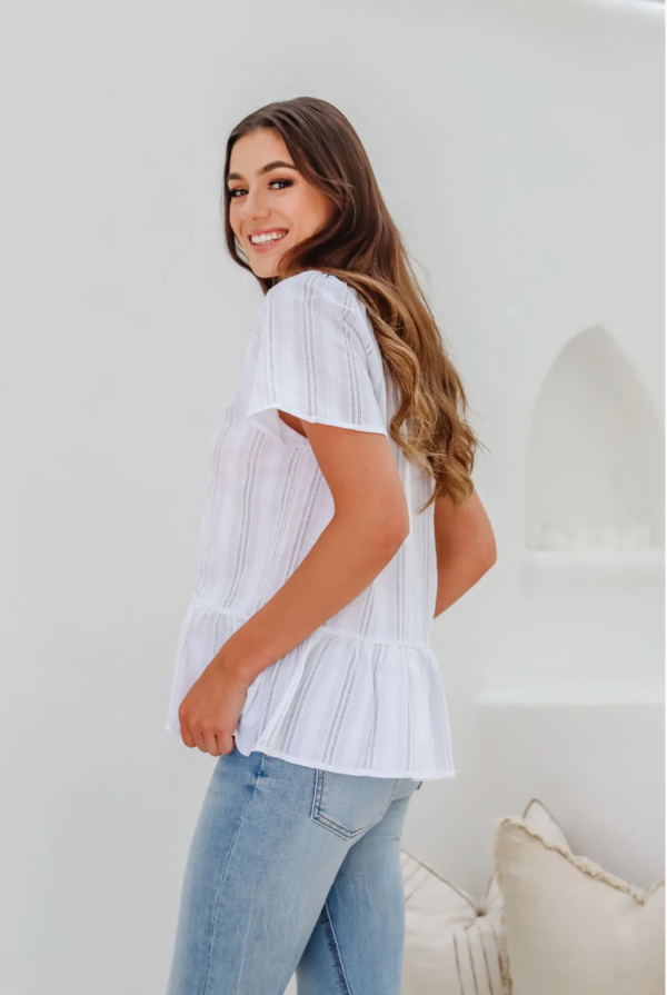 Bella Blouse - White