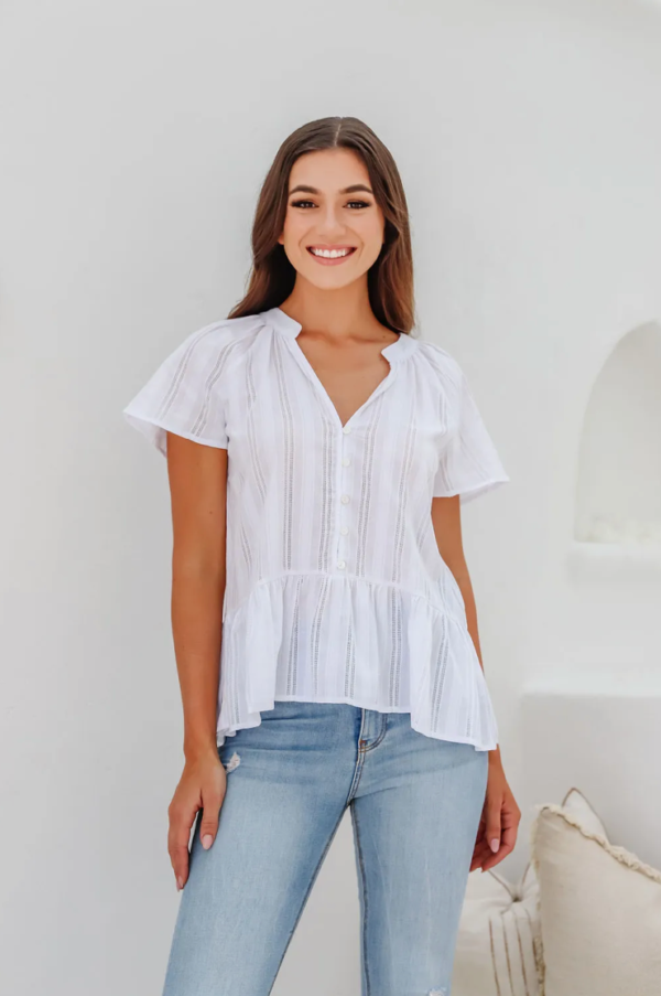 Bella Blouse - White