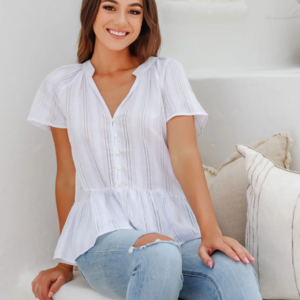 Bella Blouse - White