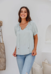 Kimmi Blouse - Mint