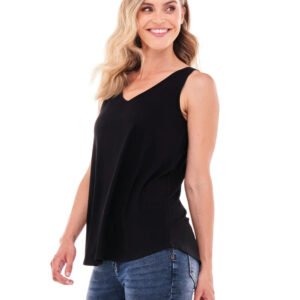 Sirena Reversible Tank by Betty Basics - Black