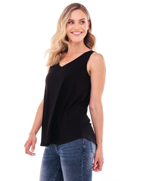 Sirena Reversible Tank by Betty Basics - Black